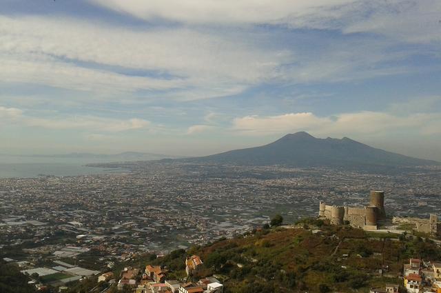 вид на Везувий вид на Везувий